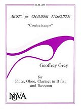 Geoffrey Grey Notenblätter Contretemps for flute, oboe, clarinet