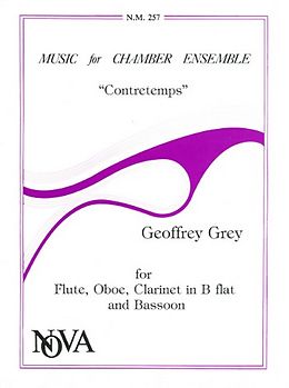 Geoffrey Grey Notenblätter Contretemps for flute, oboe, clarinet