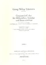 Georg Philipp Telemann Notenblätter Konzert C-Dur