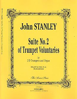 John Stanley Notenblätter Suite no.2 of trumpet voluntaries for