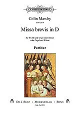 Colin Mawby Notenblätter Missa brevis D-Dur