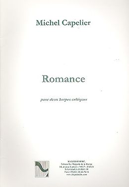Michel Capelier Notenblätter Romance pour 2 harpes celtiques