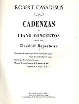 Ludwig van Beethoven Notenblätter Cadenza to the Piano Concerto in c Minor po.37