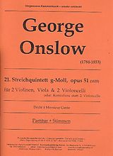 George Onslow Notenblätter Quintett Nr.21 op.51