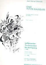 Jean-Michel Damase Notenblätter 5 petits dialogues pour marimba