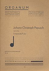 Johann Christoph Pepusch Notenblätter Sonate F-Dur für 2 Violinen