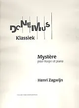 Henri Zagwijn Notenblätter Mystere for harp and piano