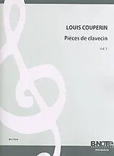 Louis Couperin Notenblätter Pieces de clavecin Band 1
