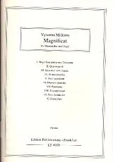 Vytautas Miskinis Notenblätter Magnificat für Männerchor und Orgel