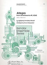 Wolfgang Amadeus Mozart Notenblätter Allegro KV240 für 2 Flöten und 2 Klarinetten