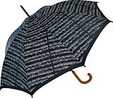  Instrumente+Zubehör Umbrella large notes black wooden handle