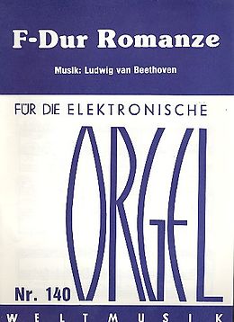 Ludwig van Beethoven Notenblätter Romanze F-Dur op.50 für E-Orgel