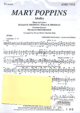 Richard M. Sherman Notenblätter Mary Poppins für Akkordeonorchester