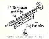 Josef Hadraba Notenblätter 14 Fanfaren und Rufe