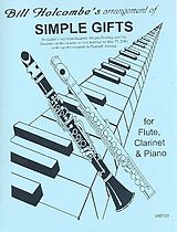  Notenblätter Simple Gifts for flute, clarinet and piano