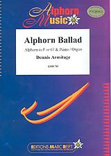 Dennis Armitage Notenblätter Alphorn Ballad for alphorn in F or Gb