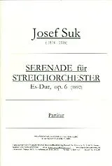 Josef Suk Notenblätter Serenade Es-Dur op.6