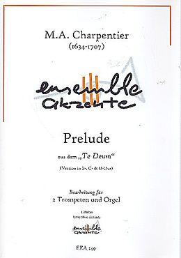 Marc Antoine Charpentier Notenblätter Prelude aus Te Deum für 2 Trompeten