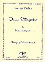Alexis Emanuel Chabrier Notenblätter Danse villageoise für 2 Oboen