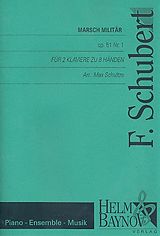Franz Schubert Notenblätter Militärmarsch op.51,1