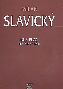 Milan Slavicky Notenblätter 2 pezzi per 2 fagotti