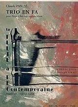 Claude Pascal Notenblätter Trio en fa pour 3 flûtes à bec soprano