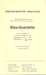  Notenblätter Blas-Quartette für 4 Blechbläser