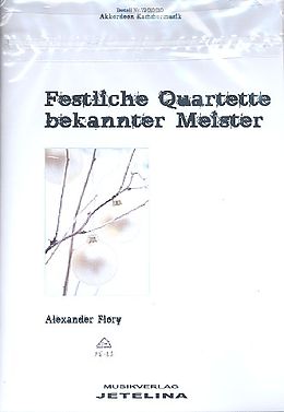  Notenblätter Festliche Quartette bekannter Meister