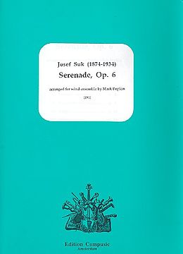 Josef Suk Notenblätter Serenade op.6 for wind ensemble