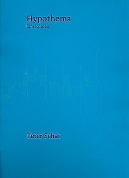 Peter Schat Notenblätter Hypothema op.20