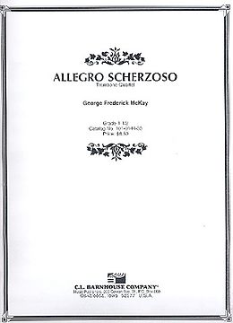 George Frederick McKay Notenblätter Allegro Scherzoso for 4 trombones