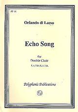 Orlando di Lasso Notenblätter Echo Song