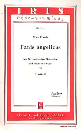 César Franck Notenblätter Panis angelicus für Männerchor