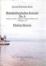 Johann Sebastian Bach Notenblätter Brandenburgisches Konzert Nr.6 BWV1051