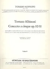 Tomaso Albinoni Notenblätter Concerto à cinque c-Moll op.10,11