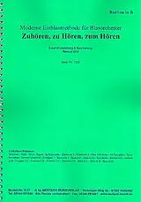 Marcus Graf Notenblätter Zuhören, zu Hören, zum Hören für Blasorchester