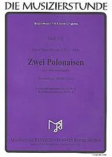 Franz Xaver Mozart Notenblätter 2 Polonaisen für Holzbläser-Ensemble