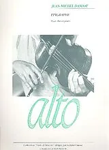 Jean-Michel Damase Notenblätter Epigraphe pour alto et piano