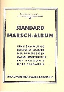  Notenblätter Standard-Marsch-Albumfür Blasorchester