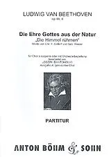 Ludwig van Beethoven Notenblätter Die Ehre Gottes aus der Natur op.48,4