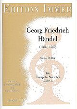 Georg Friedrich Händel Notenblätter Suite D-Dur für Trompete, Streicher und bc