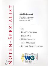 Franz Gerstbrein Notenblätter Abschiedsmarsch für Blasorchester