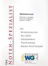 Franz Gerstbrein Notenblätter Abschiedsmarsch für Blasorchester