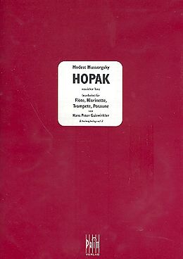 Modest Mussorgski Notenblätter Hopak für Flöte, Klarinette, Trompete