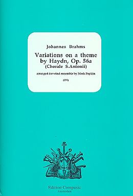 Johannes Brahms Notenblätter Variations on a Theme by