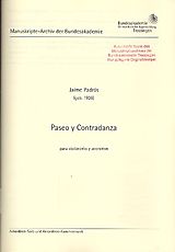 Jaime Padros Notenblätter Paseo y contradanza für Violoncello