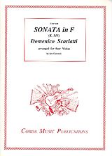 Domenico Scarlatti Notenblätter Sonata f major K113