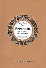 Jürg Baur Notenblätter Serenata