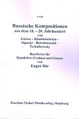  Notenblätter Russische Kompositionen aus dem 18. - 20