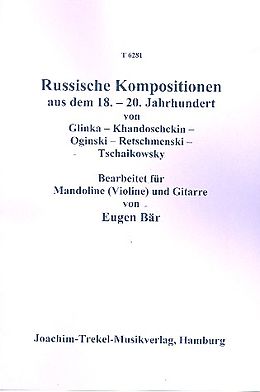  Notenblätter Russische Kompositionen aus dem 18. - 20